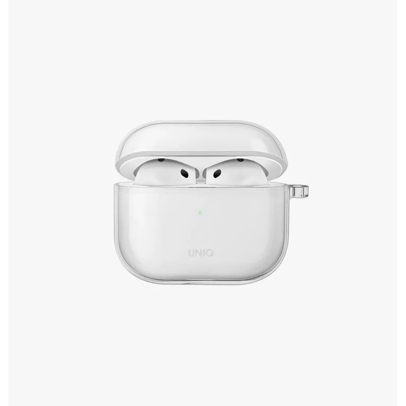 UNIQ Glase Custodia per Apple AirPods 4 lucida fumo