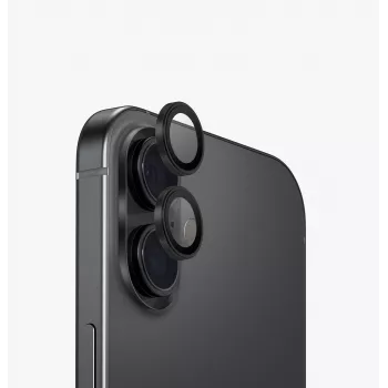 UNIQ Optix Protezione in alluminio per obiettivo fotocamera per iPhone 17 con applicatore verde