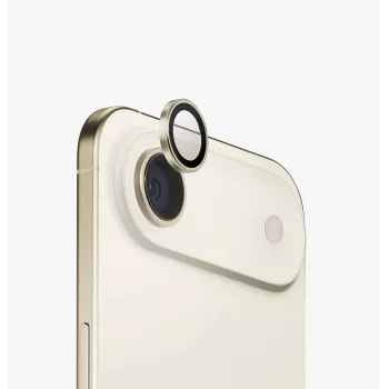UNIQ Optix Protezione in alluminio per obiettivo fotocamera con applicatore per Apple iPhone Air, oro