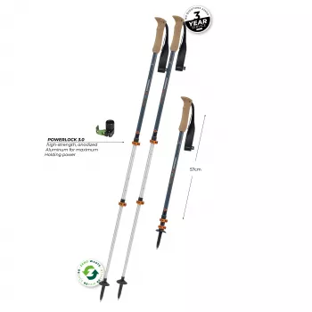 Komperdell Ridgehiker Zero bastoncini da trekking - Dark Sapphire