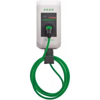KEBA KC-P30-EC240422-E0R-GE c-series EN Type2 cavo 6m 22kW RFID - Green Edition