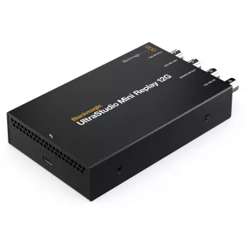 Blackmagic Design UltraStudio Mini Replay 12G - acquisizione e riproduzione Thunderbolt 3, 12G-SDI, HDMI 2.0, 4Kp60, HDR, alimentato via bus