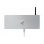 Razer Thunderbolt 4 Dock Mercury Chroma - docking station 10-in-1 con illuminazione RGB, 90W Power Delivery, supporto display 8K/5K, Gigabit Ethernet, lettore schede SD UHS-II, 3x Thunderbolt 4, 3x USB-A, alluminio