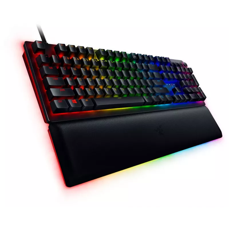 Razer Huntsman V2 tastiera da gaming cablata, switch Analog Optical, layout US, RGB, nera (RZ03-03610100-R3M1)