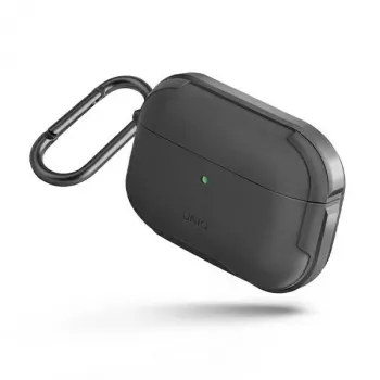UNIQ Valencia custodia antibatterica per AirPods Pro - grigio gunmetal