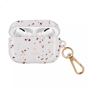 UNIQ Coehl Terrazzo custodia per Apple AirPods Pro - bianco naturale
