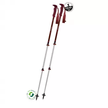 Komperdell Trailmaster Zero Compact bastoncini da trekking - Malbec
