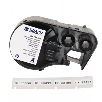 Nastro a trasferimento termico in resina BRADY M4-130-492 R6600 per BMP41/BMP51/BMP53/M511, nero, 45,72 mm x 22,86 m