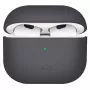 Custodia in silicone UNIQ Lino per AirPods 3ª generazione, grigio cenere