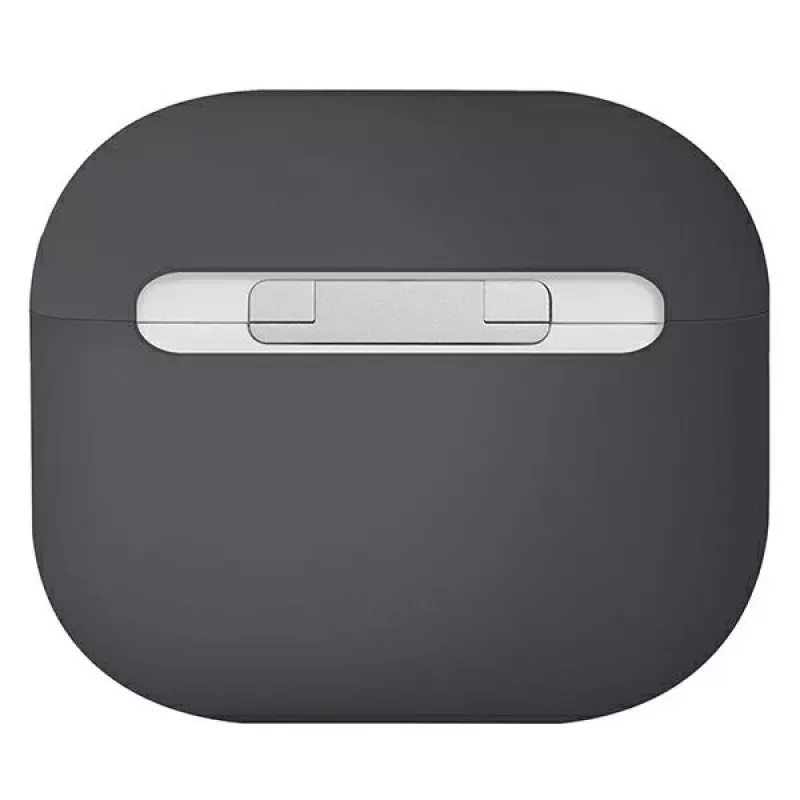 Custodia in silicone UNIQ Lino per AirPods 3ª generazione, grigio cenere