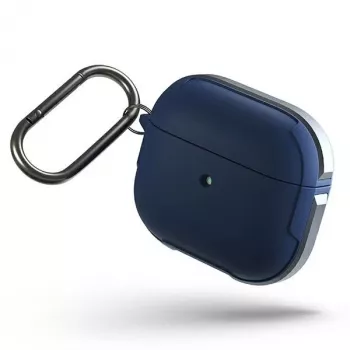 Custodia antibatterica UNIQ Valencia per AirPods 3ª generazione blu