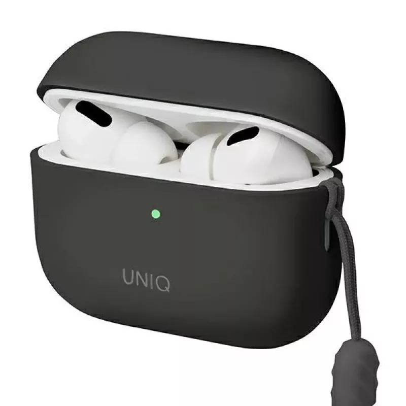 Custodia in silicone UNIQ Lino per AirPods Pro 2ª generazione (2022/2023) grigio cenere