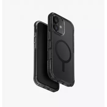 Custodia UNIQ Combat per iPhone 17 con ricarica MagClick - nero