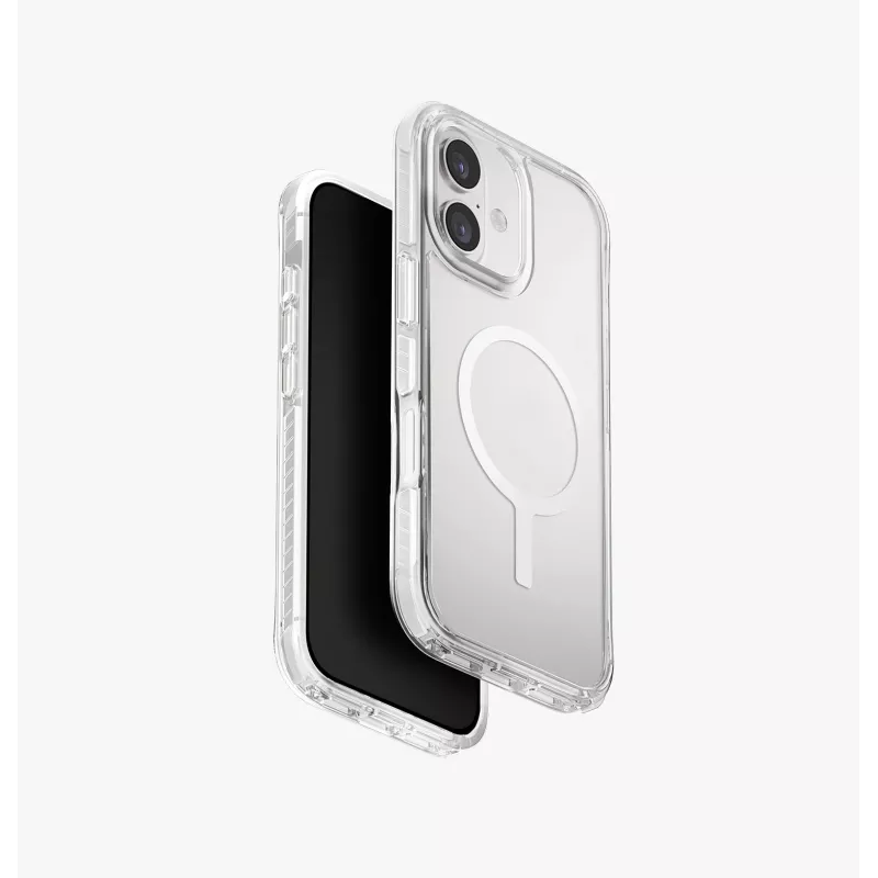 Custodia UNIQ Combat per iPhone 17 con ricarica MagClick - nero