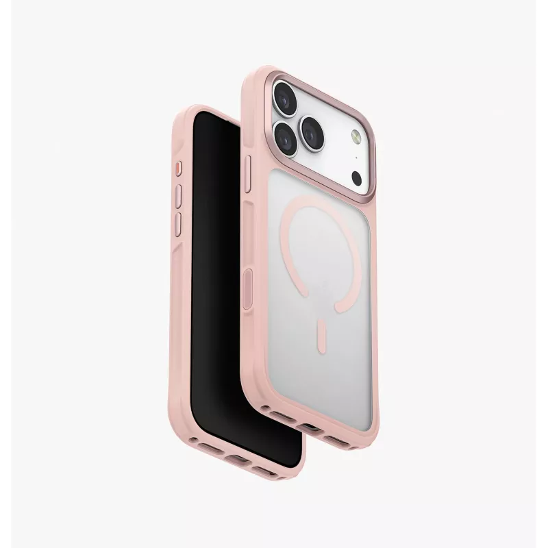Custodia con ricarica MagClick UNIQ Veren per iPhone 17 Pro Max, arancione