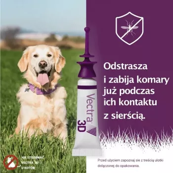 Ceva Vectra 3D per cani oltre 40 kg, 3 pipette