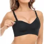 Momcozy YN21 reggiseno premaman e allattamento, nero, 2XL