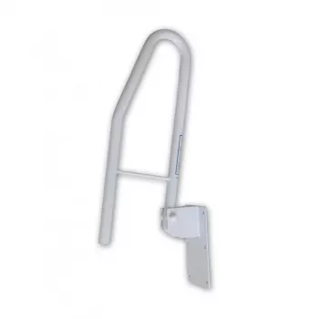 MOBILEX PLU058 maniglione per vasca orientabile - metallo, bianco, sporgenza 600 mm, portata 150 kg
