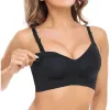 Momcozy YN21 reggiseno premaman e allattamento, nero, 3XL