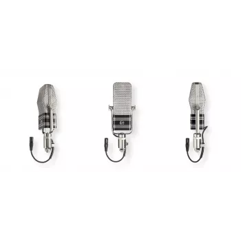 Warm Audio WA-44 microfono a nastro - nero, acciaio inox, figura a otto, passivo, trasformatore Custom CineMag