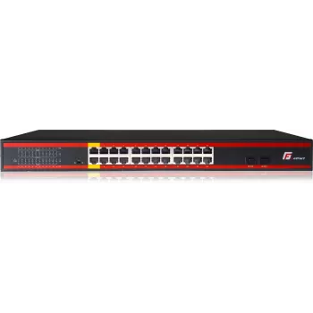 GETFORT GF-124-24PG-2S-400 switch Gigabit PoE+ 24 porte con 2 uplink SFP, budget 400W, rackmount