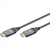 GOOBAY cavo HDMI Optical Hybrid Ultra High-Speed (AOC) 8K / 60Hz - 20m, 48 Gbit/s, nero/grigio