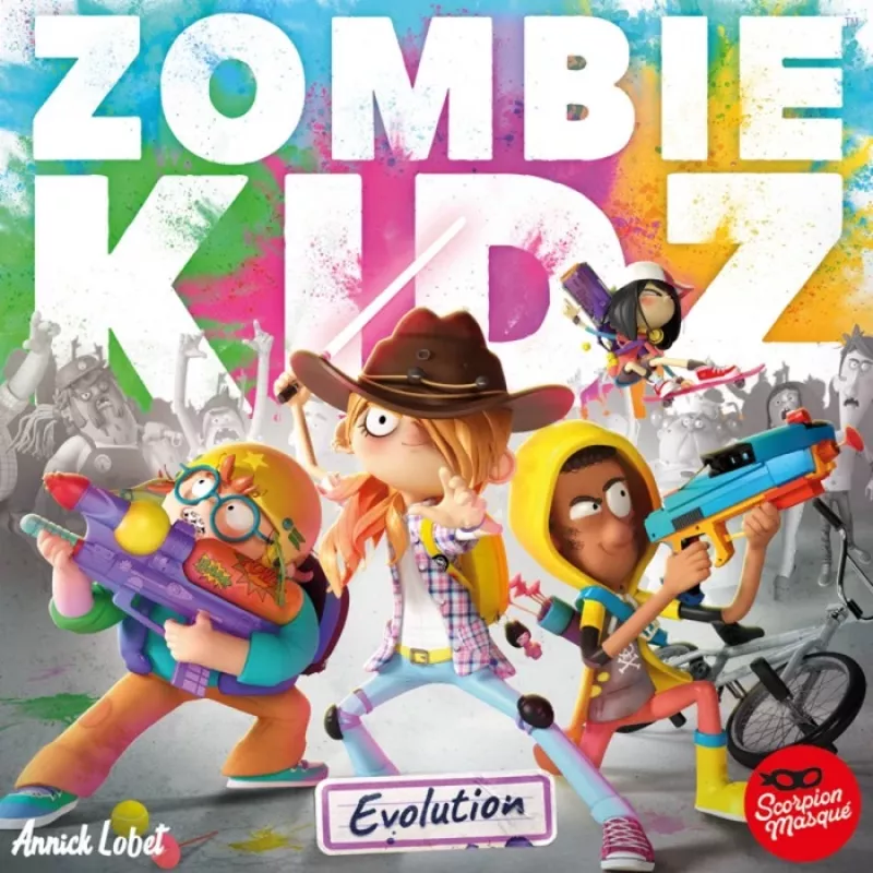 Zombie Kidz Evolution gioco da tavolo legacy cooperativo per bambini e famiglie