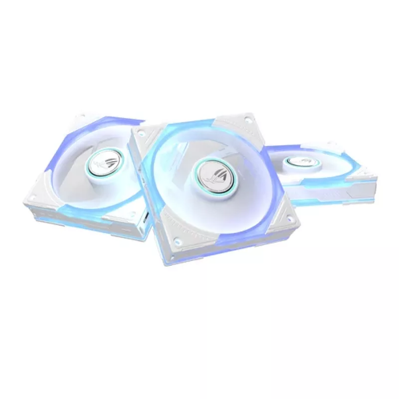 ASUS ROG Eurux GR120 ARGB set ventole 3-in-1 bianco