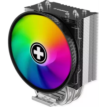 Xilence M404PRO.ARGB dissipatore CPU - ventola PWM 120mm, 4 heatpipe, illuminazione ARGB, multisocket Intel/AMD