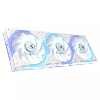 ASUS ROG Eurux GR120 ventola reverse ARGB, 120 mm, confezione da 3, bianco (90DA00K3-B09020)