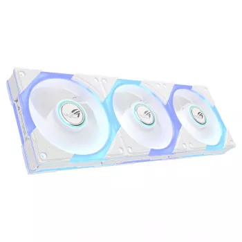 ASUS ROG Eurux GR120 ventola reverse ARGB, 120 mm, confezione da 3, bianco (90DA00K3-B09020)