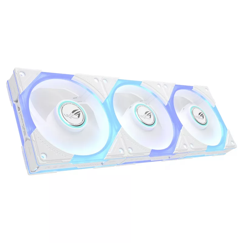 ASUS ROG Eurux GR120 Ventola ARGB Reverse, 120 mm, confezione da 3, bianco (90DA00K3-B09020)