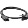 KOPP ELEKTROTECHNIK prolunga con contatto di protezione, 1,5 mm², compatibile GST18i3, 1 m, nero