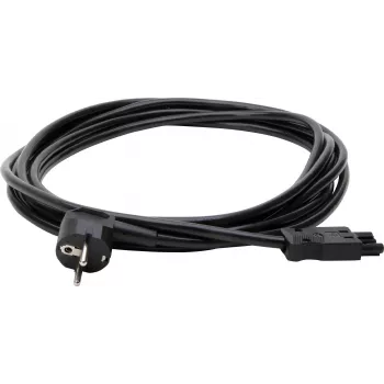 Kopp prolunga con contatto di protezione 5 m H05VV-F 3G1.5 nero GST18i3