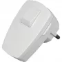 Kopp spina angolare Schuko con interruttore, bianco, 16 A, IP20