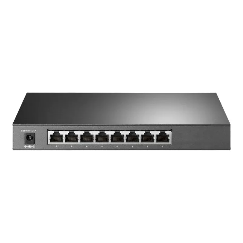 TP-Link Omada SG2008P switch Gigabit Smart PoE+ 10 porte, 4× PoE+ 62W, 2× SFP, Cloud SDN, senza ventola, V3.3