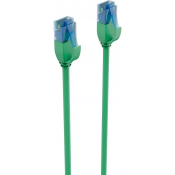 shiverpeaks BS08-22033 Cavo patch Cat.6 U/UTP Slim, 2 m, verde
