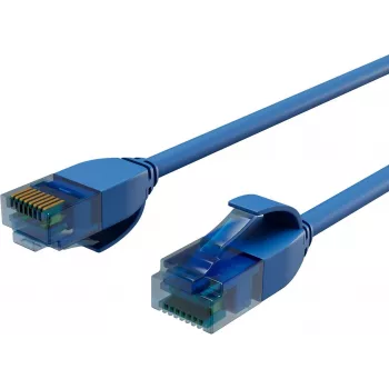 ShiverPeaks BASIC S- cavo patch slim Cat.6 U/UTP 3m blu