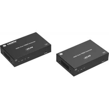 InLine® KVM extender, DP 4K/60Hz, fibra ottica monomodale, 10 km, set (57885O)