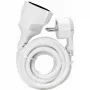 KOPP ELEKTROTECHNIK prolunga con spina piatta angolare, Schuko su Schuko, bianco, 3 m