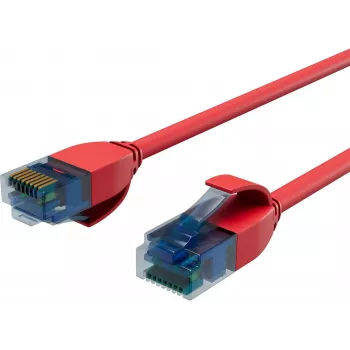 ShiverPeaks BASIC-S cavo patch slim Cat6 U/UTP, 3,0 m, rosso