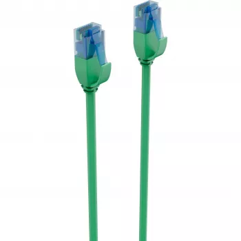 ShiverPeaks BASIC-S cavo patch slim Cat.6 U/UTP, 3 m, verde