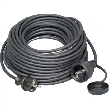 KOPP ELEKTROTECHNIK prolunga in gomma per carichi pesanti 25 m, Schuko, H07RN-F, IP44, 16 A, nero