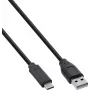 InLine® cavo USB 2.0, USB-C su connettore maschio A, nero, 2 m, confezione da 80 (Bulk)