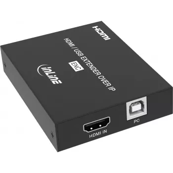 InLine® extender KVM su IP, HDMI Full HD, 150 m, trasmettitore (TX)