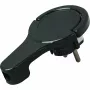 HEINRICH KOPP 172005030 spina piatta Schuko con supporto, 3x1,5 mm², nero