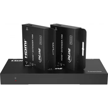InLine® splitter/extender video 1x2 Cat.6 HDMI 4K/30Hz set