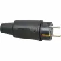 Kopp 179516009 Spina di sicurezza Schuko, gomma, 16 A, 230 V, IP44, nero