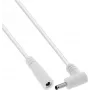 InLine® Cavo di prolunga DC, spina angolare, 3,5 x 1,35 mm, bianco, 3 m