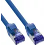 INLINE B-74901B Confezione da 125 Cavo patch Slim Cat.6A S/FTP LSZH, blu, 1 m